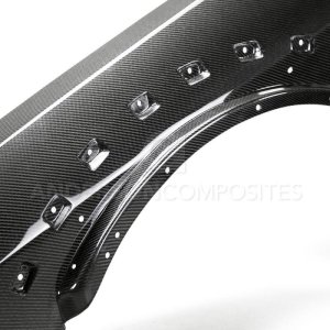 Dodge Demon Fender Flares - Front - Anderson Composites - Carbon Fiber - 2018 Dodge Demon Fender Flares - Front - Anderson Composites - Carbon Fiber - 2018